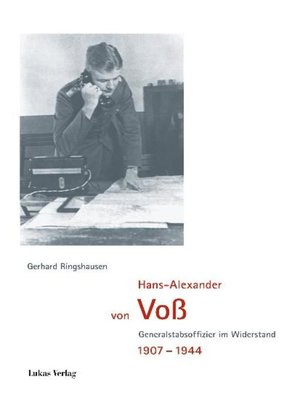 cover image of Hans-Alexander von Voß